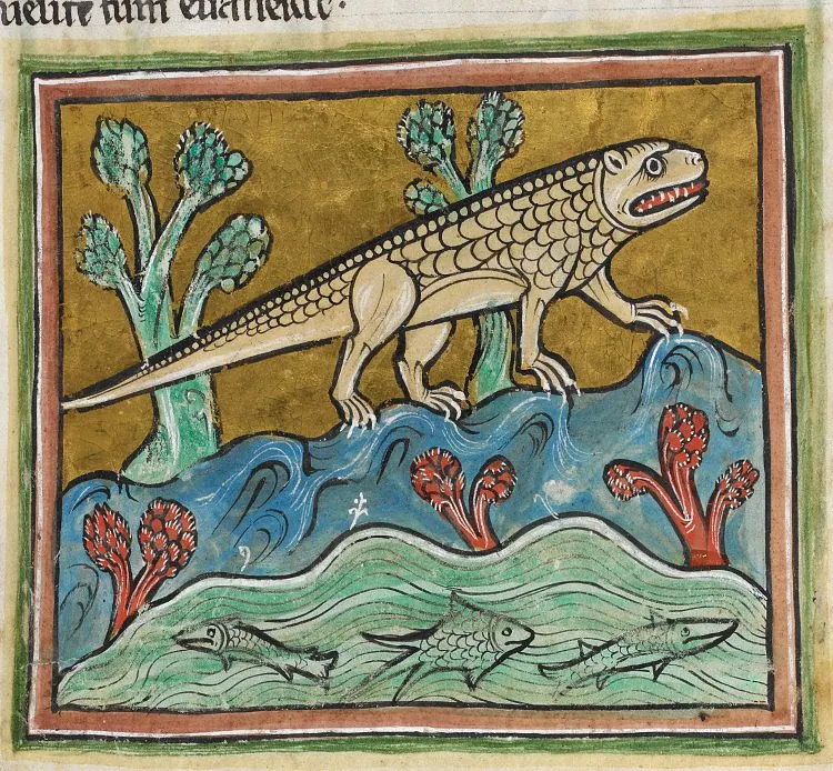 Painting of a mythic beast